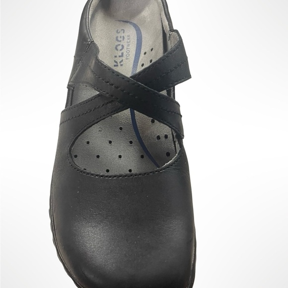 Klogs Women’s black leather Clogs / Klogs size 8 - Picture 2 of 5